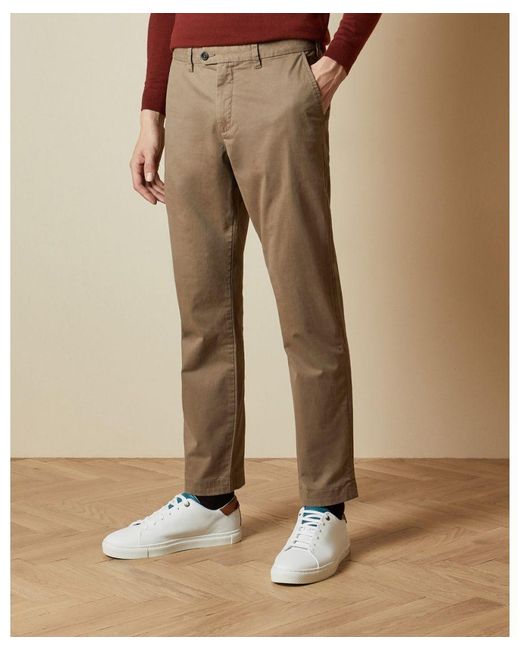 Ted Baker Natural Clncere Classic Plain Chino for men