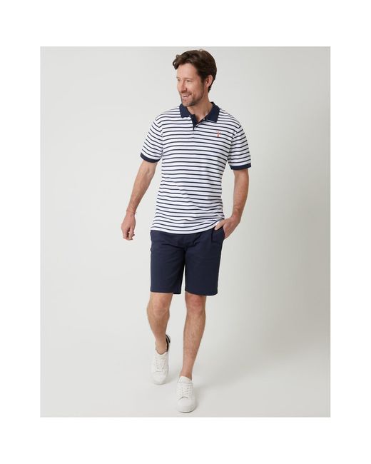 Saltwell Blue Polo Shirt Regular Fit Short Sleeve for men
