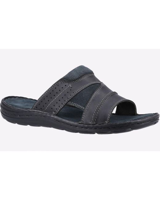Hush Puppies Black Archer Leather for men