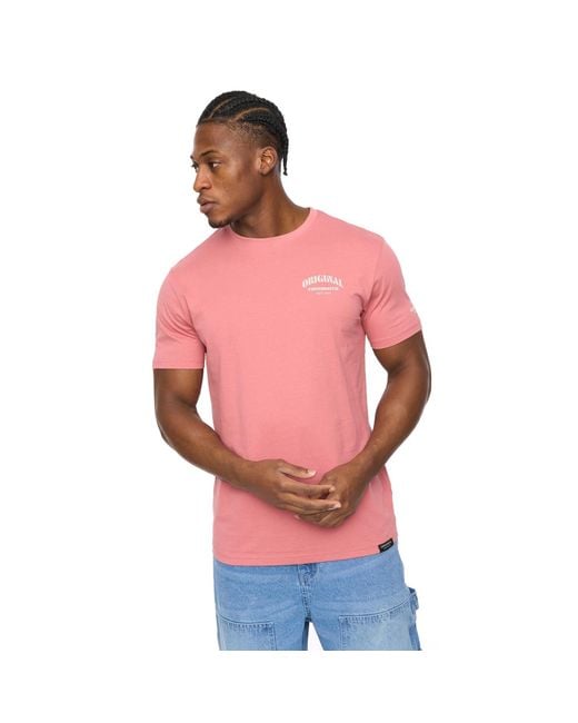 Crosshatch Pink Labstock T-Shirt for men