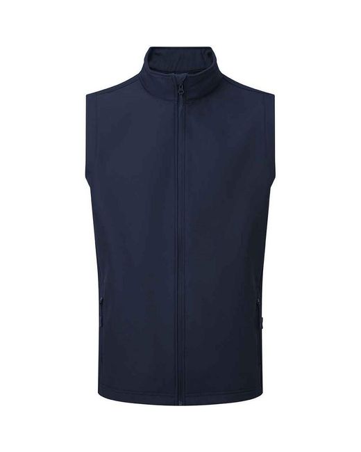 PREMIER Blue Wind Resistant Gilet for men