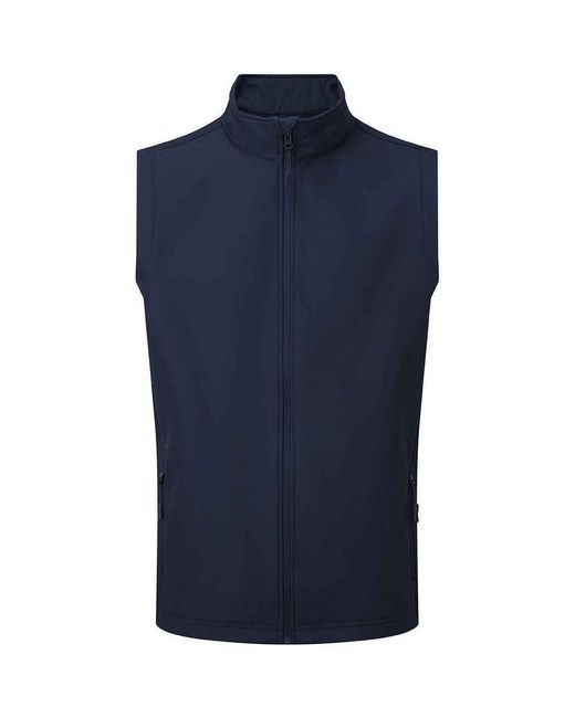 PREMIER Blue Wind Resistant Gilet for men