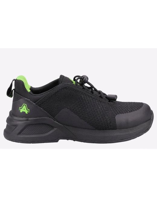 Amblers Safety Black 610 Ivy Trainers