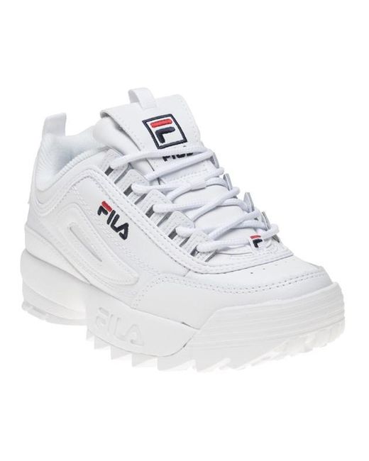 Fila White Disruptor Ii Premium Trainers for men