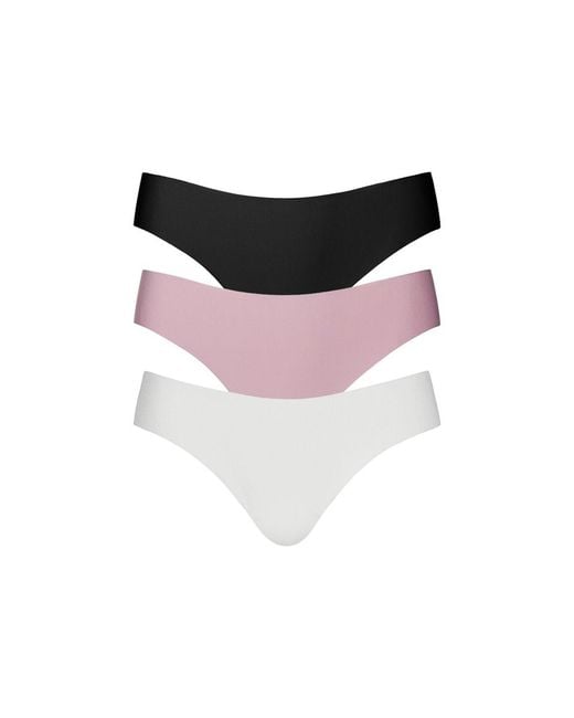 Commando Multicolor Butter Thong Three Pack Flattering Mid-Rise