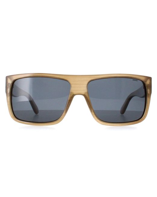 INVU Blue Rectangle Cloudy Demi Polarized B2130 for men