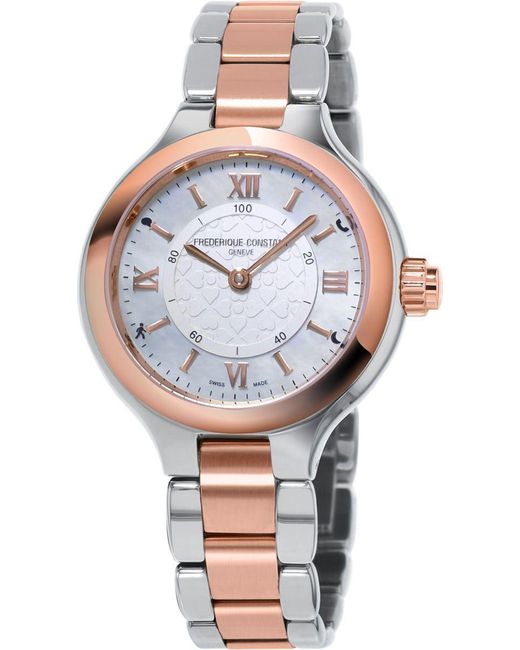 Frederique Constant Gray Frédérique Horological Smartwatch Watch Fc-281Wh3Er2B Stainless Steel (Archived)