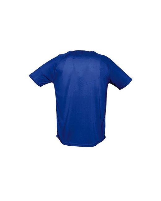 Sol's Blue Sporty Short Sleeve Performance T-Shirt (Royal) for men