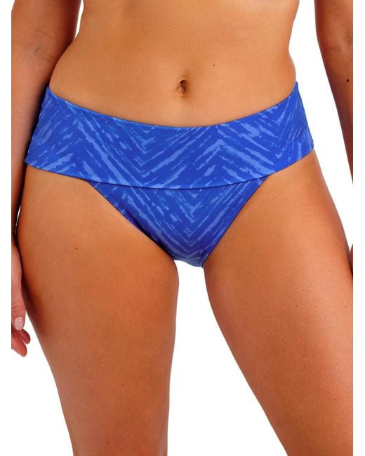 Fantasie Blue Punta Mita Fold Bikini Brief