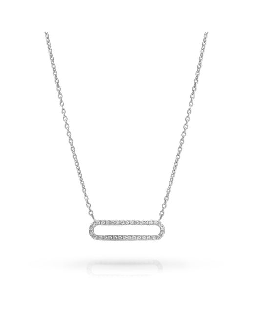 Orphelia Metallic 'Charm' 925 Sterling Necklace