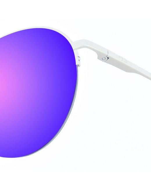 Kypers Purple Maxy Oval-Shaped Metal Sunglasses