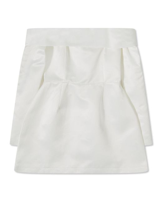 Odd Muse White Mus Satin Bardot Ld99