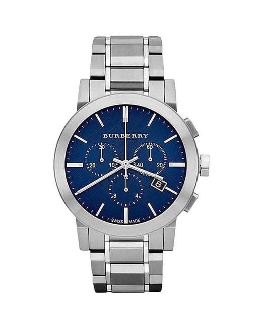 Burberry Blue Bu9363 The City Chronograph Watch for men