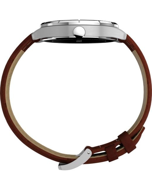 Timex Blue Main Street Watch Tw2Y16200 Leather for men