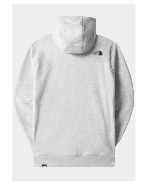 Nike Gray The North Face Logo Woven Pocket Hoodie for men