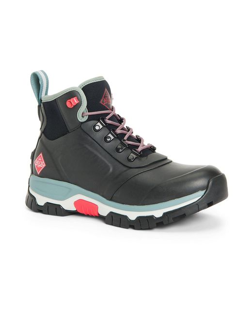 Muck Boot Black Apex Rubber Wellington