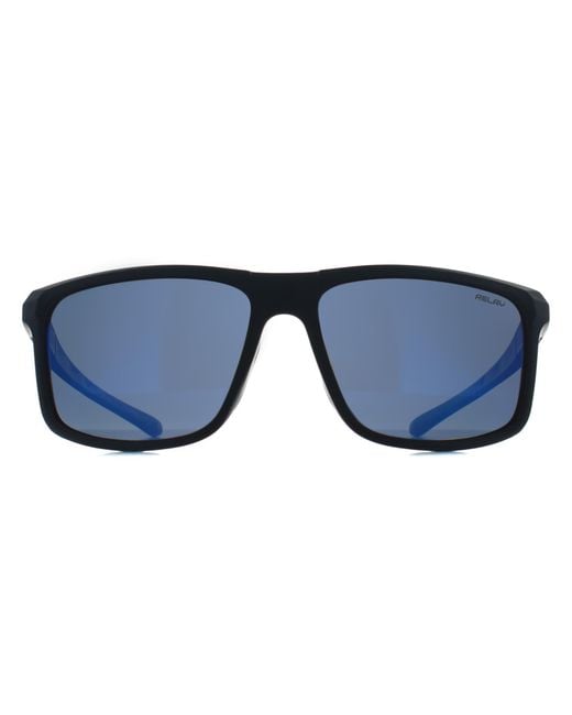 Replay Blue Rectangle Matte And Revo Polarized Swiftline
