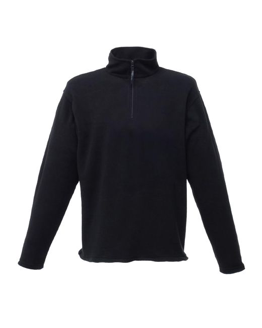 Regatta Blue Micro Zip Neck Fleece Top (170 Gsm) for men