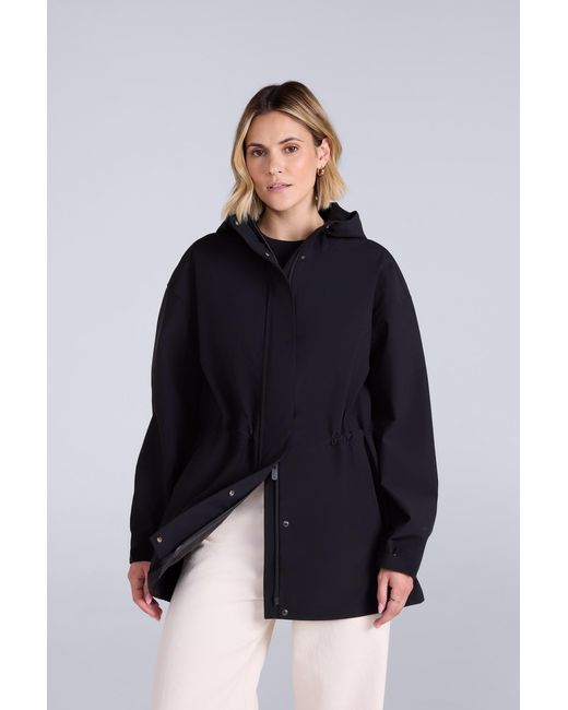 Mountain Warehouse Blue 'Otterly' Softshell Jacket Windproof Water-Resistant Breathable Layer Top