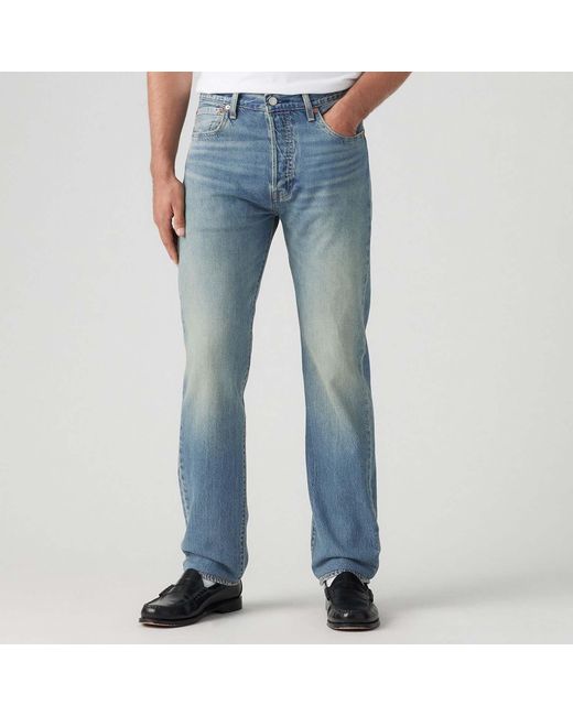 Levi's Blue Levi's 501 Original Lean Machine Lightweight Jeans for men