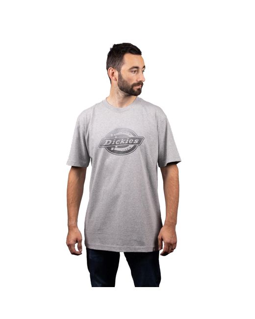 Dickies Gray Logo Graphic Tee for men