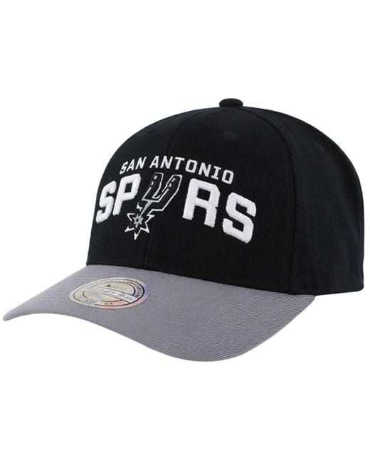 Mitchell & Ness Black Nba San Antonio Spurs 2-Tone 110/ Cap
