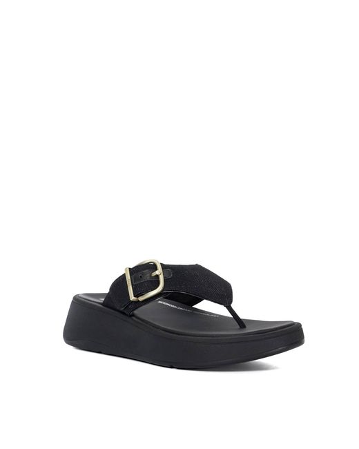 Dune Blue Fitflop Ladies F-Mode Shimmerl