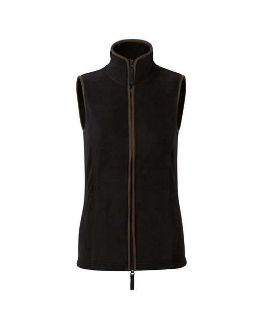 PREMIER Black Ladies Artisan Fleece Gilet