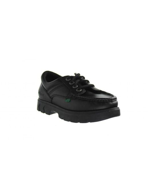 Kickers Black Lennon Shoes Leather (Archived) for men