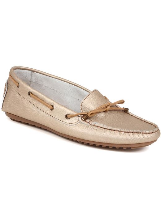 Jones Bootmaker Metallic Perri Leather Loafers