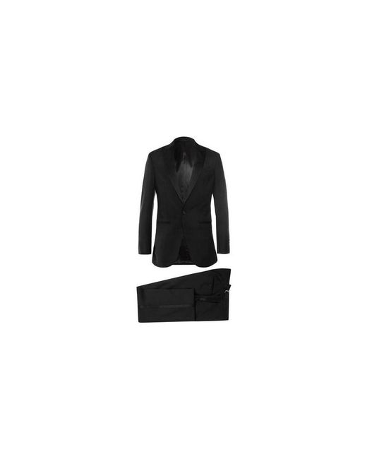 Hackett Black Peak Lapel Dinner Suit for men
