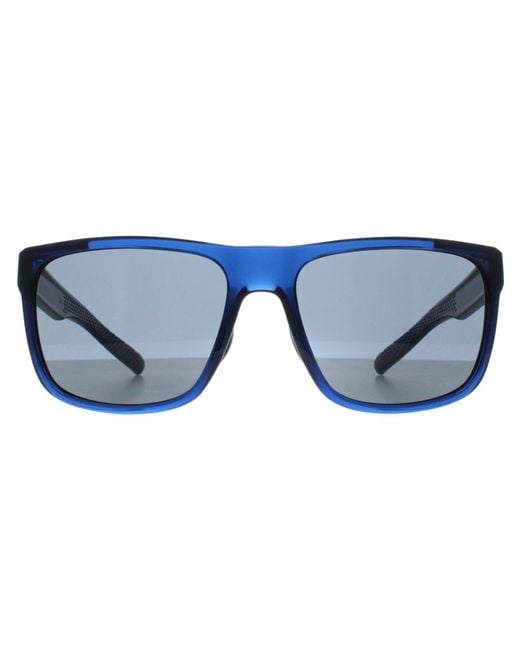 Calvin Klein Blue Rectangle Deep Transparent Ck22556S