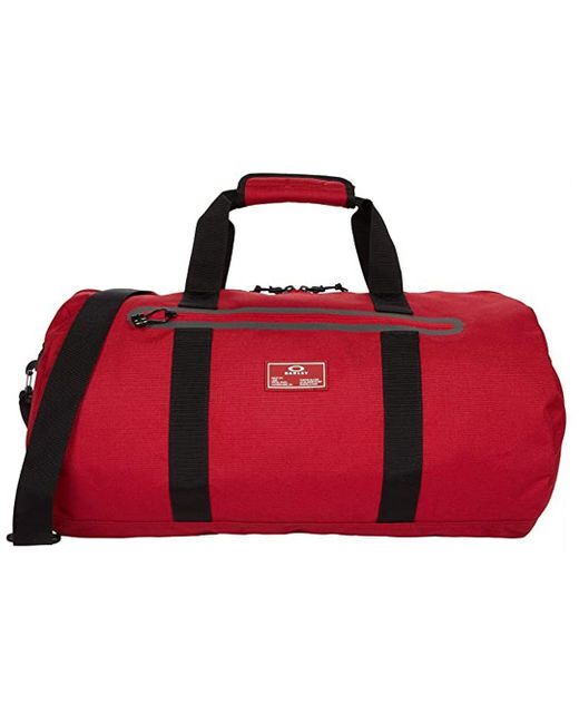 Oakley Red College Duffel Bag for men