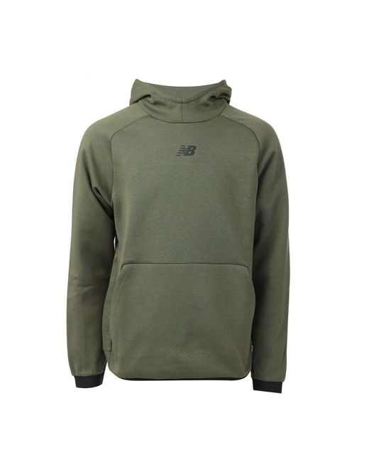 New Balance Green R.W. Tech Fleece Pullover Hoody for men