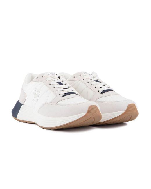 Tommy Hilfiger White Elevated Trainers for men