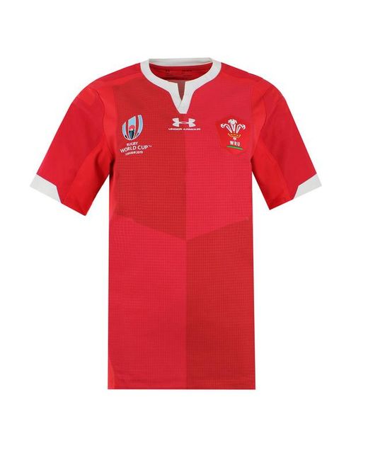 Under Armour Red Rugby World Cup Fitted Short Sleeve T-Shirt 1341597 609 Nylon for men