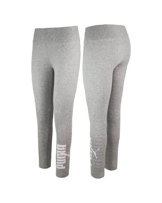 PUMA Gray Rebel Leggings Cotton