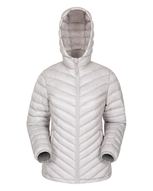Mountain Warehouse Gray 'Seasons' Padded Jacket Water Resistant Winter Coat