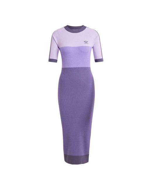Adidas Originals Purple Kseniaschnaider Knit Dress
