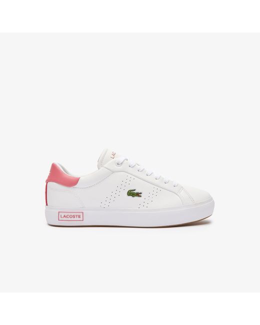 Lacoste White Womenss Powercourt 2.0 Trainers