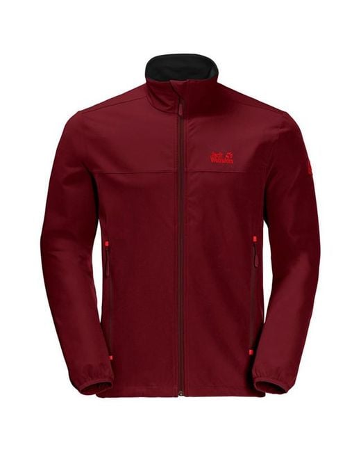 Jack Wolfskin Red Crestview Jacket for men