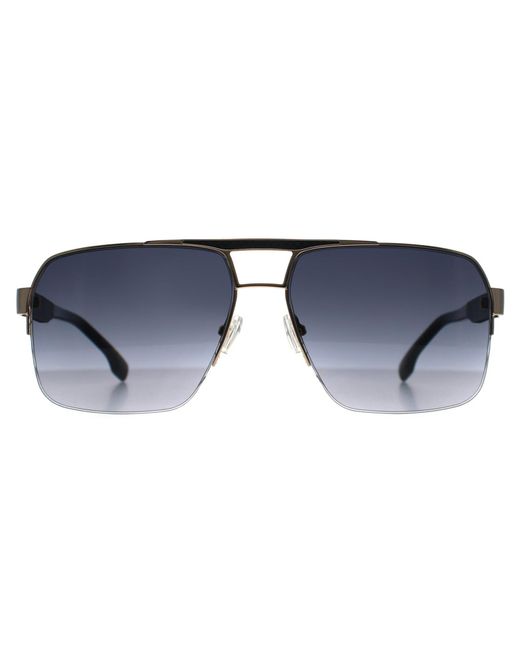 Boss Blue Square Dark Gradient 1767/S Metal for men