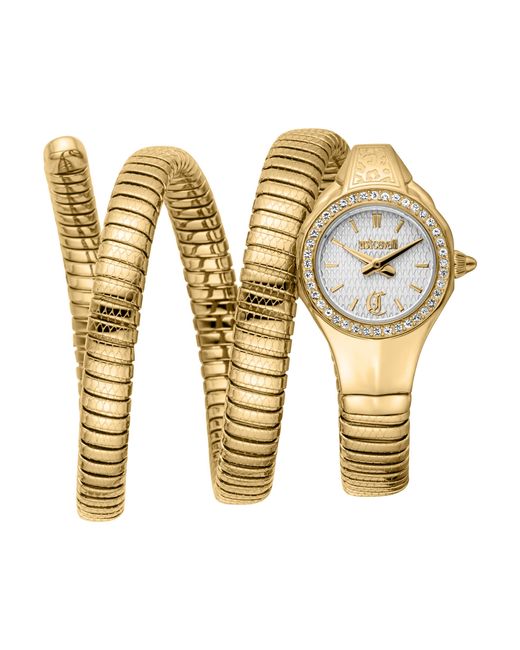 Just Cavalli Metallic Signature Snake Vita Fashion Watch – Jc1L355M0025
