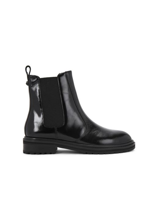 Kurt Geiger Black Leather Kgl Chelsea Boots