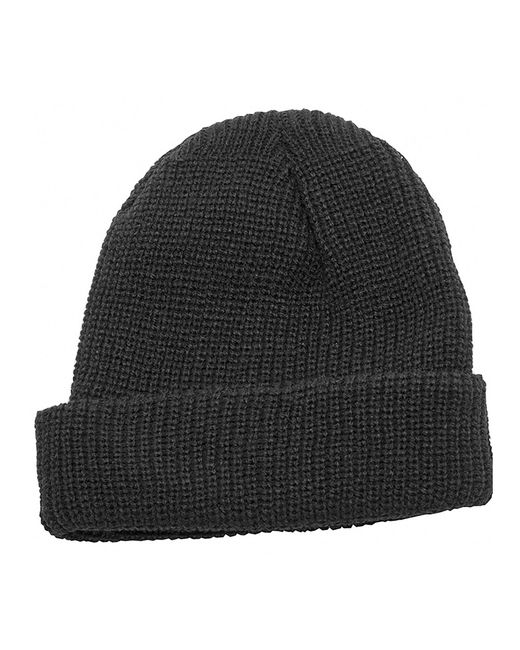Regatta Black Fully Ribbed Winter Watch Cap Hat