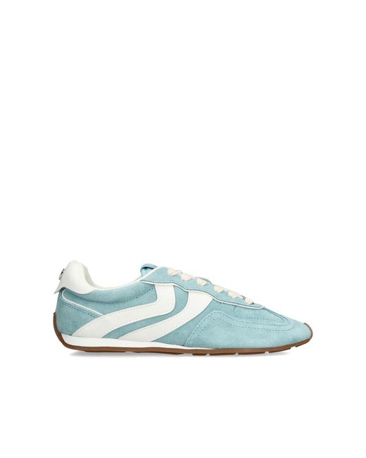 Steve Madden Blue Suede Abbi Pale Sneakers