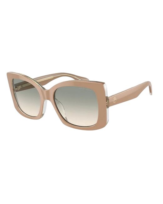 Armani Metallic Sunglasses 55/19/140 Mm Acetate