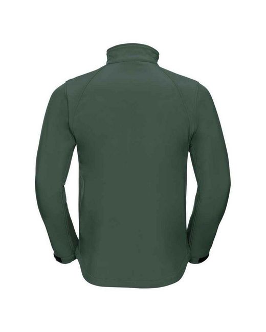 Russell Green Plain Soft Shell Jacket (Bottle) for men