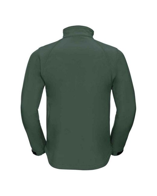 Russell Green Plain Soft Shell Jacket (Bottle) for men