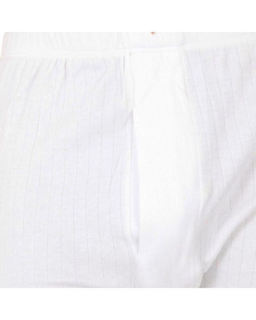 Abanderado White Long Fleece Type Inner Pants 0278 for men